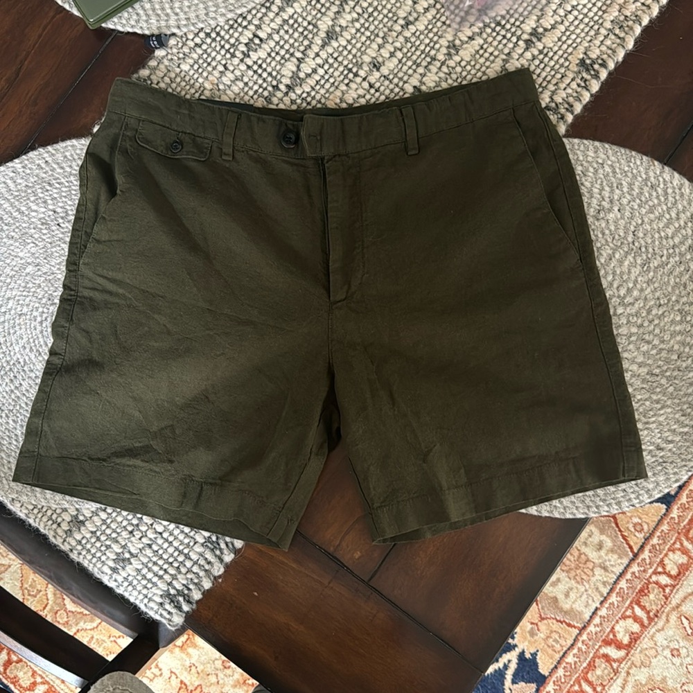 Men’s Linen-Blend Short